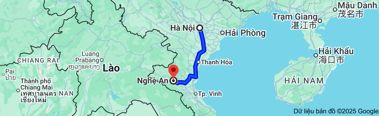 Thuê Xe 16 Chỗ Hà Nội đi Nghệ An