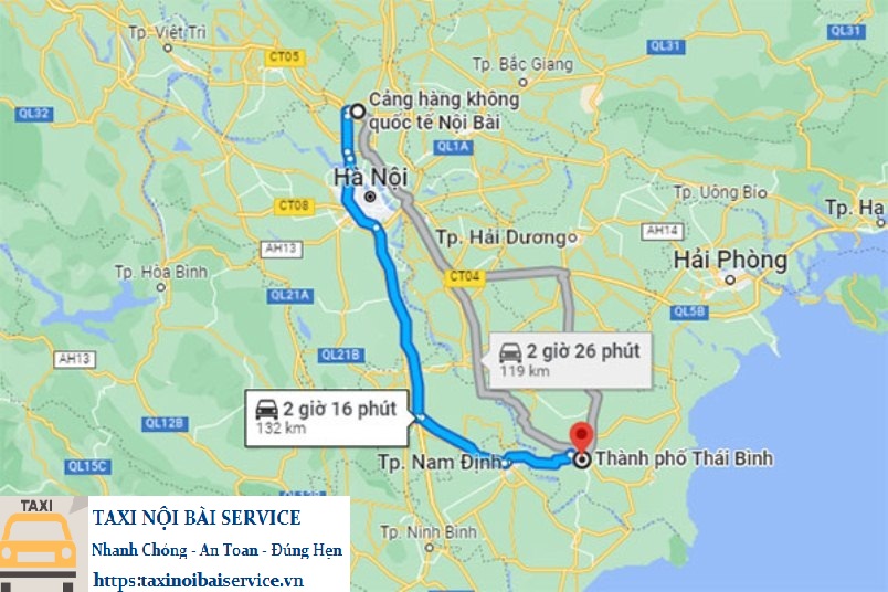 taxi nội bài đi kiến xương thái bình 3