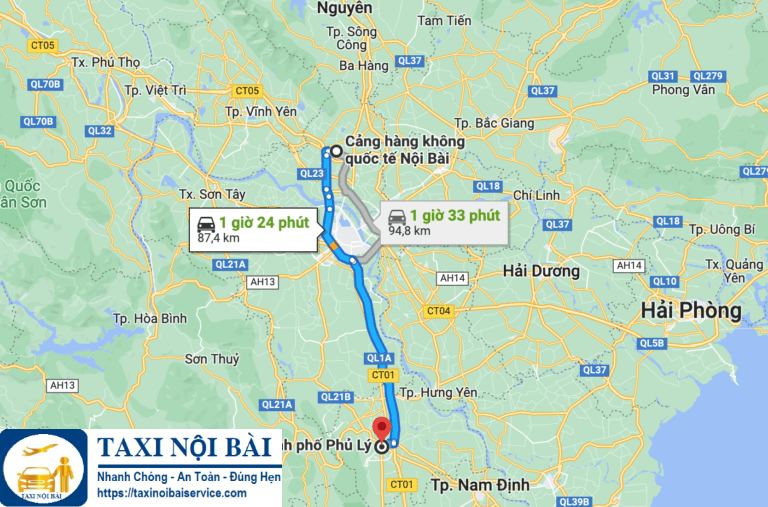 taxi nội bài đi duy tiên hà nam