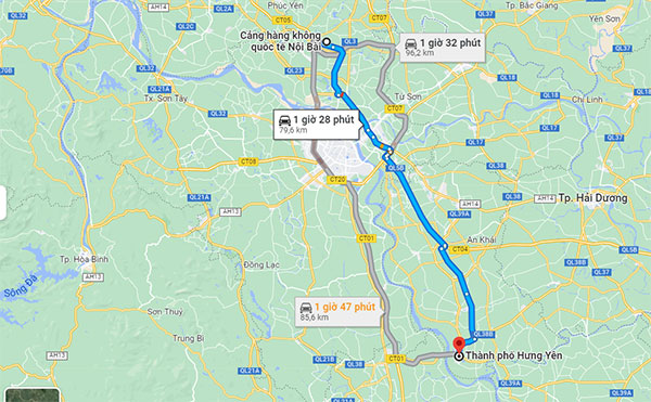 taxi nội bài đi văn lâm